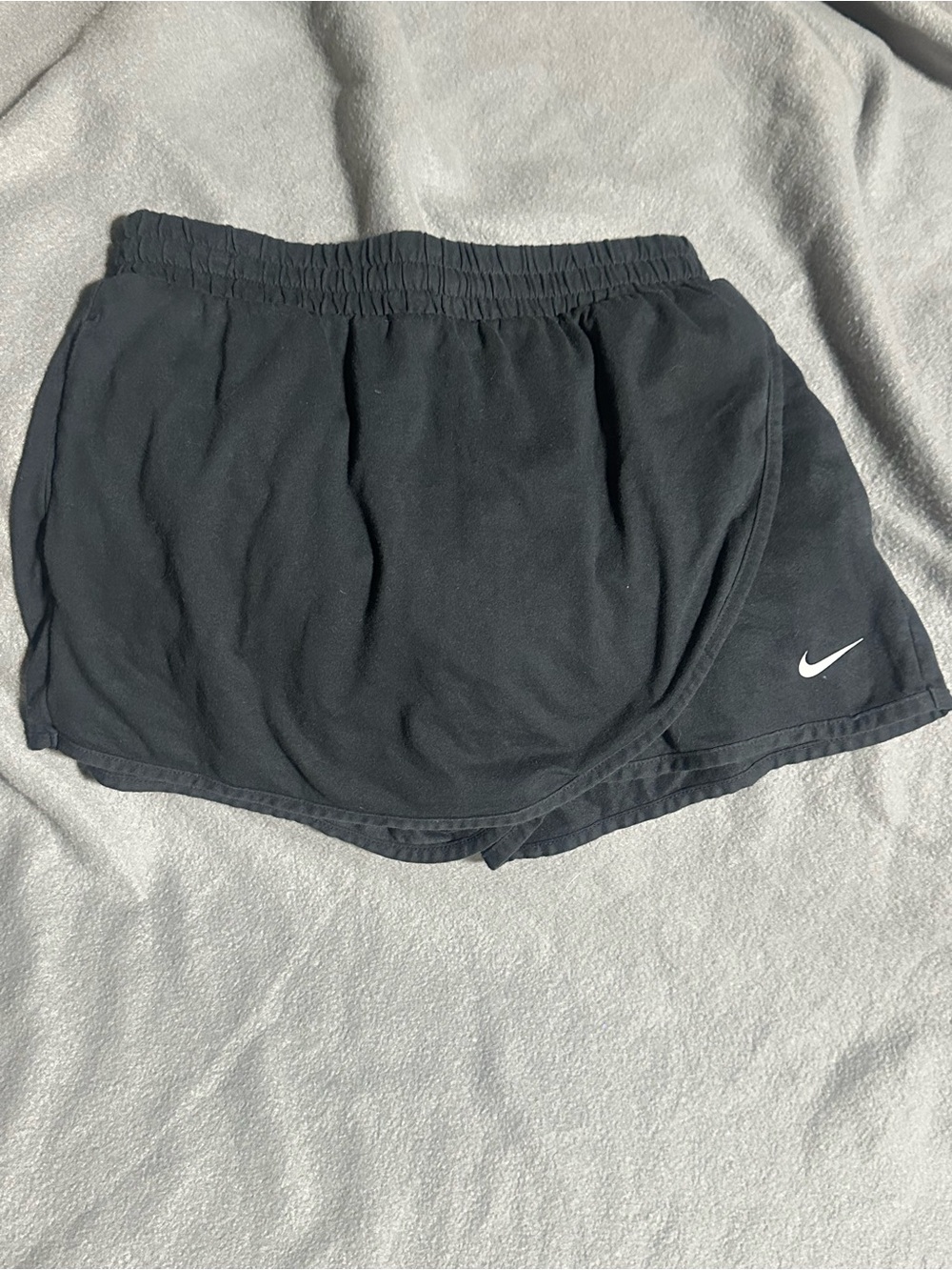 Nike Black Girls' Athletic Skort with White Swoosh